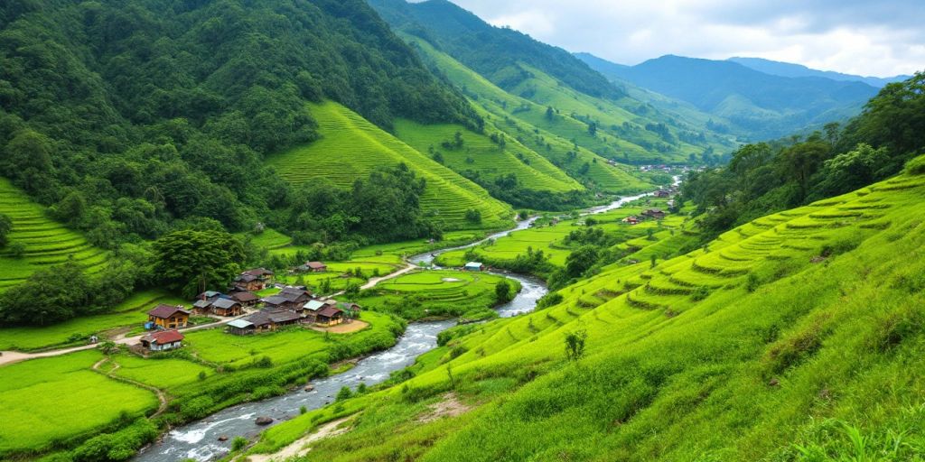 Pemandangan alam dan budaya Ogan Komering Ulu Selatan.