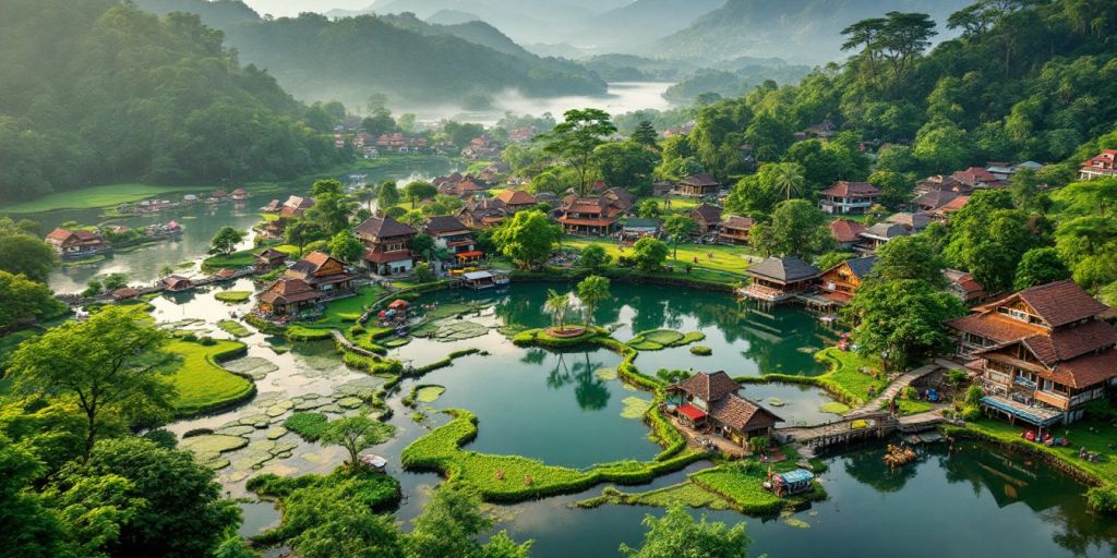 Lanskap indah dan budaya Sumatera Utara.